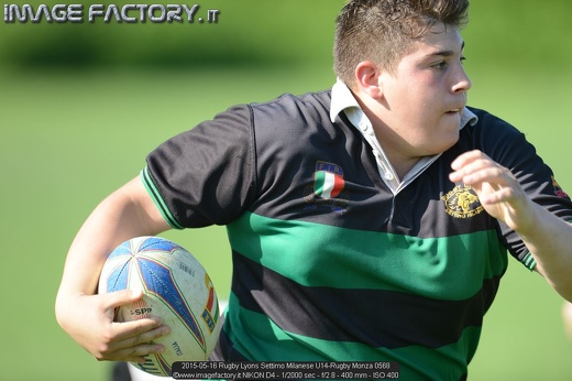 2015-05-16 Rugby Lyons Settimo Milanese U14-Rugby Monza 0568